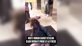 White Woman Accused Of Stealing Black Woman`s Phone Inside LA Fitness