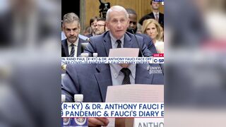 Dr. Fauci’s Hand is SHAKING as he Declares he WILL NOT answer any questions