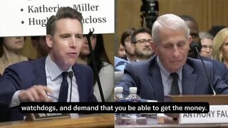 Josh Hawley Finally SNAPS on Fauci for Using His Fame to PROFIT During COVID