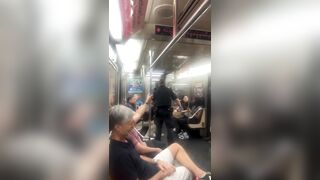 Subway Meltdown: Woman Loses It Completely When NYPD Moves In to Arrest Her
