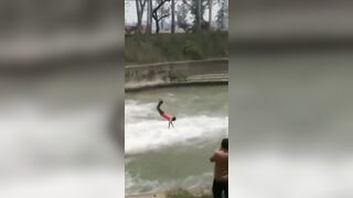 Kid trying to Make TikTok Video for his Girl Breaks his Neck Instantly on the Jump