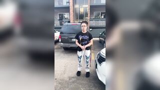 He was going off...