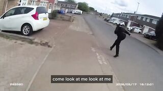 Policewoman temporarily blinded and left struggling to breathe after being maced