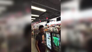 Security Guard Trespasses Brokie Over Stolen Slurps
