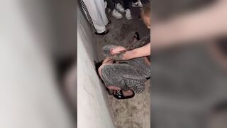 Chinese street hookers fighting
