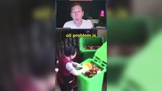 China's 'Black Gold', Gutter Oil AKA sewage oil.