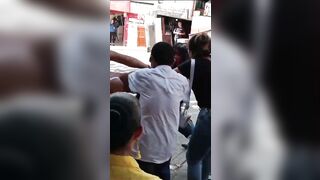 Epic Girl Fight Turns into Bloody Hair Pulling Tug-O-War.