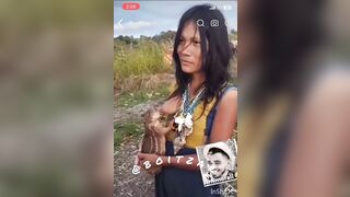 [WTF] Woman caught breastfeeding a rabbit…..