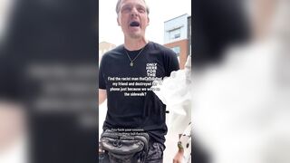 Somali women in Minnesota start harassing and recording a White man