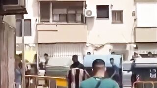 Muslim Invaders are now SMASHING THE GRAVES of the people of Cueta and THROWING THE PIECES AT THE CITIZENS OF SPAIN.
