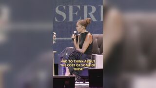 Michelle Obama says being First Lady was “expensive” because of her designer clothes