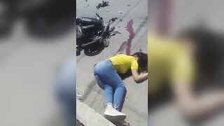 Daughter of police chief died in a traffic accident in Huaquillas, Ecuador (Accident and Aftermath)