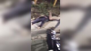 Dangerous Wheelie puts Rider into Violent Seizure