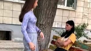 Bully: Bizarre Russian Girl Fight Starts with a Slap, but it's not Over