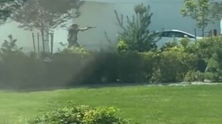 HERO in Twin Falls, Idaho got out of his vehicle and opened fire on the gunman, catching him completely off guard.