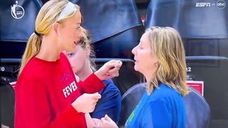 Minnesota Lynx head coach wears ‘Trans Kids Belong’ t-shirt during WNBA game.