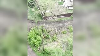 Ukrainian Soldier tries Shooting Drone Missile...is Blown to Pieces