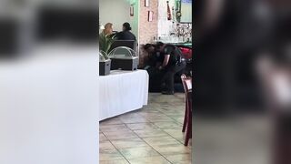 Two Officers Nearly Knocked Out in Wild Arrest Brawl at Tequila Restaurant