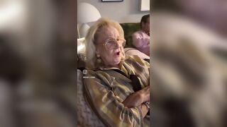French is a beautiful language... but Grandma is being naughty.