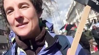 Iranian woman goes BERSERK on smug white liberal who is supporting the Islamic regime