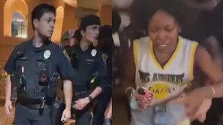 A large brawl broke out at the Royce Social Club inside the Tropicana Casino