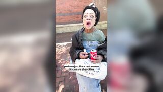 Former drug addict explains her unusual look