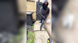 Great British Woman is NOT Giving up her Bike to Illegal Immigrant in her Yard