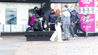Group Attacks Older Scotsman in Broad Daylight at Glasgow’s St Enoch Square as Crowd Films