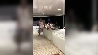 Hey Everyone, Check this Out. Couple having Full On Sex on Deck of Crowded Cruise Ship