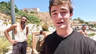 Nick Shirley films illegal migrants in Ceuta using the native people Cemetery