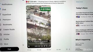 Nick Shirley films illegal migrants in Ceuta using the native people Cemetery