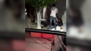 Man Beat his Girlfriend Unconscious in the Street, Good Samaritan Stops and Probably Saves her Life