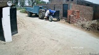 Run Over By Tractor Gets Back Up
