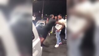 Dude gets his teeth knocked out