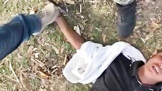 THIEF IS BRANDED WITH A HOT IRON