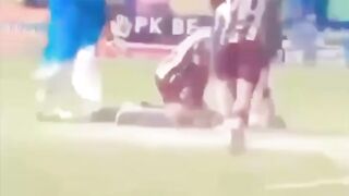 24-year-old footballer was killed by lightning during a friendly match in Thailand