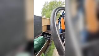 Bike thief acting tough