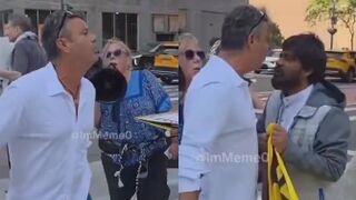 Man Attacked by Pro-Palestine Mob After Confronting Muslim Man Yelling Obscenities at Him