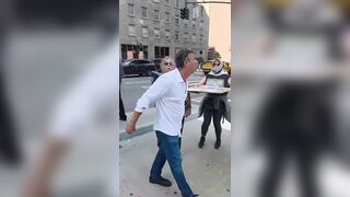 Man Attacked by Pro-Palestine Mob After Confronting Muslim Man Yelling Obscenities at Him