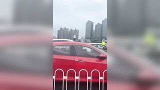 Nothing to See Here...just a Chinaman Jumping to his Death in Traffic