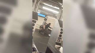 Have you been to New York City Recently? This you might See in the Subway