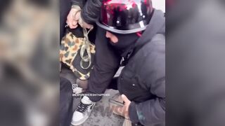 Rear naked choke saves child from killer pitbull attack