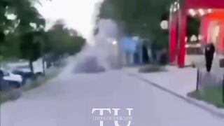 Ukrainian Man Blows up a Grenade to try to Kill Police Officer