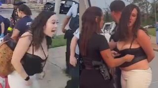 Scene of DUI Crash That Killed Ph.D Student Erupts Into Violence After Detained Woman Tries to Fight Angry Bystander