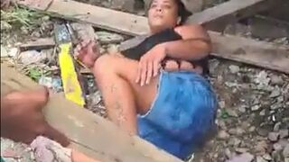 Woman Dressed for the Occasion gets her Big Butt Beaten for Stealing Drugs
