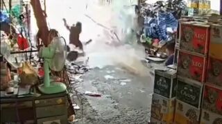 Gas Tank Explodes in Kid's Face and it looks Terrible