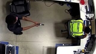 Miraculous Moment an Amazon Employee Tries to Shoot his Boss but the Gun Keeps Jamming (Watch Full Video for Full Action)