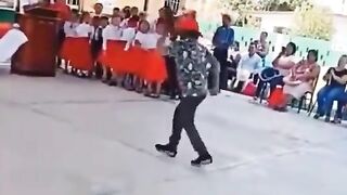 Mexico Talent Day in School Run by Cartel has Kid Dancing with Toy AK-47