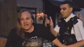 Polish mother was arrested after refusing to leave her 13 year old son unattended with a police officer in Liverpool