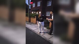 Polish mother was arrested after refusing to leave her 13 year old son unattended with a police officer in Liverpool